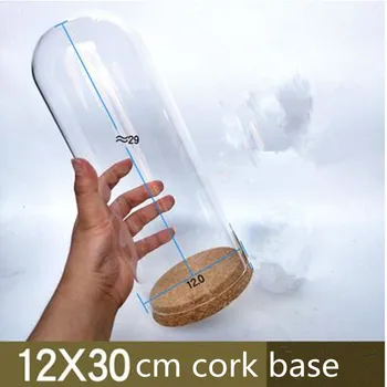 12*30cm Cork Base Glass Dome Home Wedding Decoration Diameter=12cm Diameter=30cm Glass Cover Vase Friend Gift
12*30cm Cork Base Glass Dome Home Wedding Decoration Diameter=12cm Diameter=30cm Glass Cover Vase Friend Gift