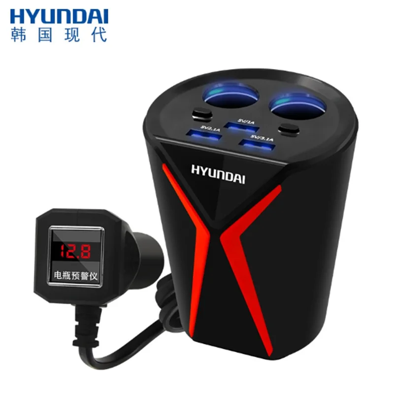 South Korea-Cup Car Mounted Charger Modern Multifunction Car Charger 3usb One plus Two Cigarette Lighter Hy-18
South Korea-Cup Car Mounted Charger Modern Multifunction Car Charger 3usb One plus Two Cigarette Lighter Hy-18