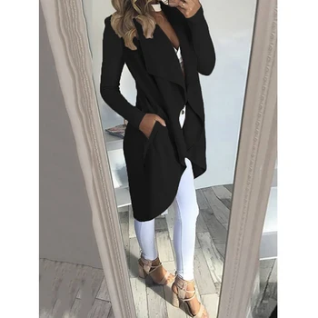 Fashion Women Asymmetric Jacket Cardigan Ladies Pockets Plus Size Long Sleeve Solid Coat Jackets Outwear Tops 2XL
Fashion Women Asymmetric Jacket Cardigan Ladies Pockets Plus Size Long Sleeve Solid Coat Jackets Outwear Tops 2XL