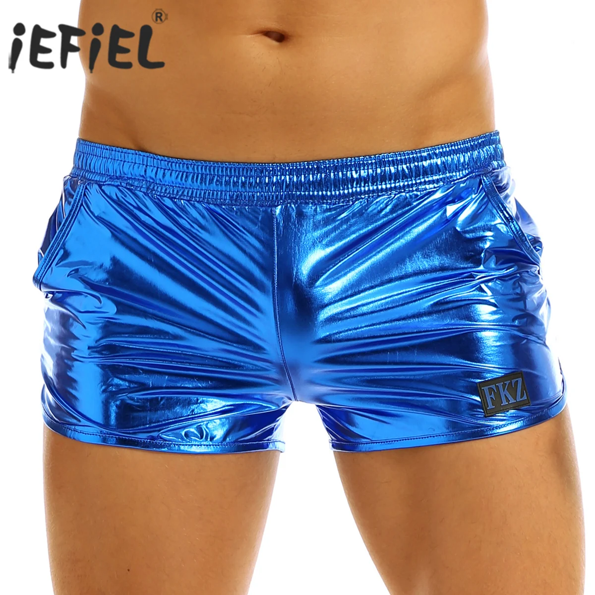 iEFiEL Mens Shiny Metallic Night Club Party Jockstraps Shorts Elastic Waistban Boxer Shorts Performance Clubwear Costume Trunks
iEFiEL Mens Shiny Metallic Night Club Party Jockstraps Shorts Elastic Waistban Boxer Shorts Performance Clubwear Costume Trunks