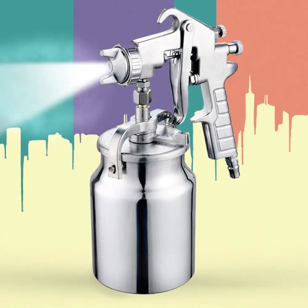 1000ML 1.8 Pneumatic Spray Gun Airbrush Sprayer Alloy Painting Atomizer Tool With Hopper For Painting Cars PQ-2
1000ML 1.8 Pneumatic Spray Gun Airbrush Sprayer Alloy Painting Atomizer Tool With Hopper For Painting Cars PQ-2