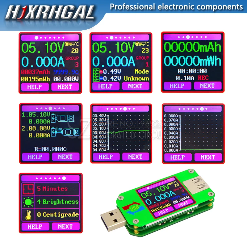 1PCS UM24 UM24C APP USB 2.0 LCD Display Voltmeter ammeter battery charge Module voltage current meter Module
1PCS UM24 UM24C APP USB 2.0 LCD Display Voltmeter ammeter battery charge Module voltage current meter Module