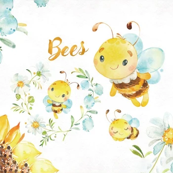 Laeacco Photo Backdrop For Photography Watercolor Bee Flowers Baby Child Birthday Party Portrait Photo Background Photo Studio
Laeacco Photo Backdrop For Photography Watercolor Bee Flowers Baby Child Birthday Party Portrait Photo Background Photo Studio