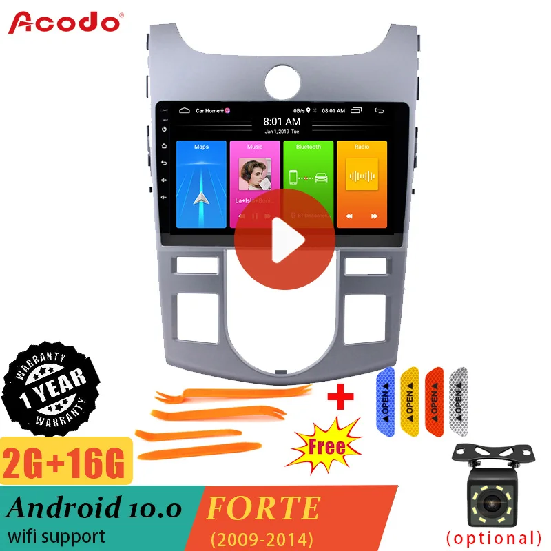 ACODO 2G RAM+16G ROM Android 10.1 Car Radio Multimedia Player For KIA Forte 2010-2018 Navigation GPS 2 din
ACODO 2G RAM+16G ROM Android 10.1 Car Radio Multimedia Player For KIA Forte 2010-2018 Navigation GPS 2 din