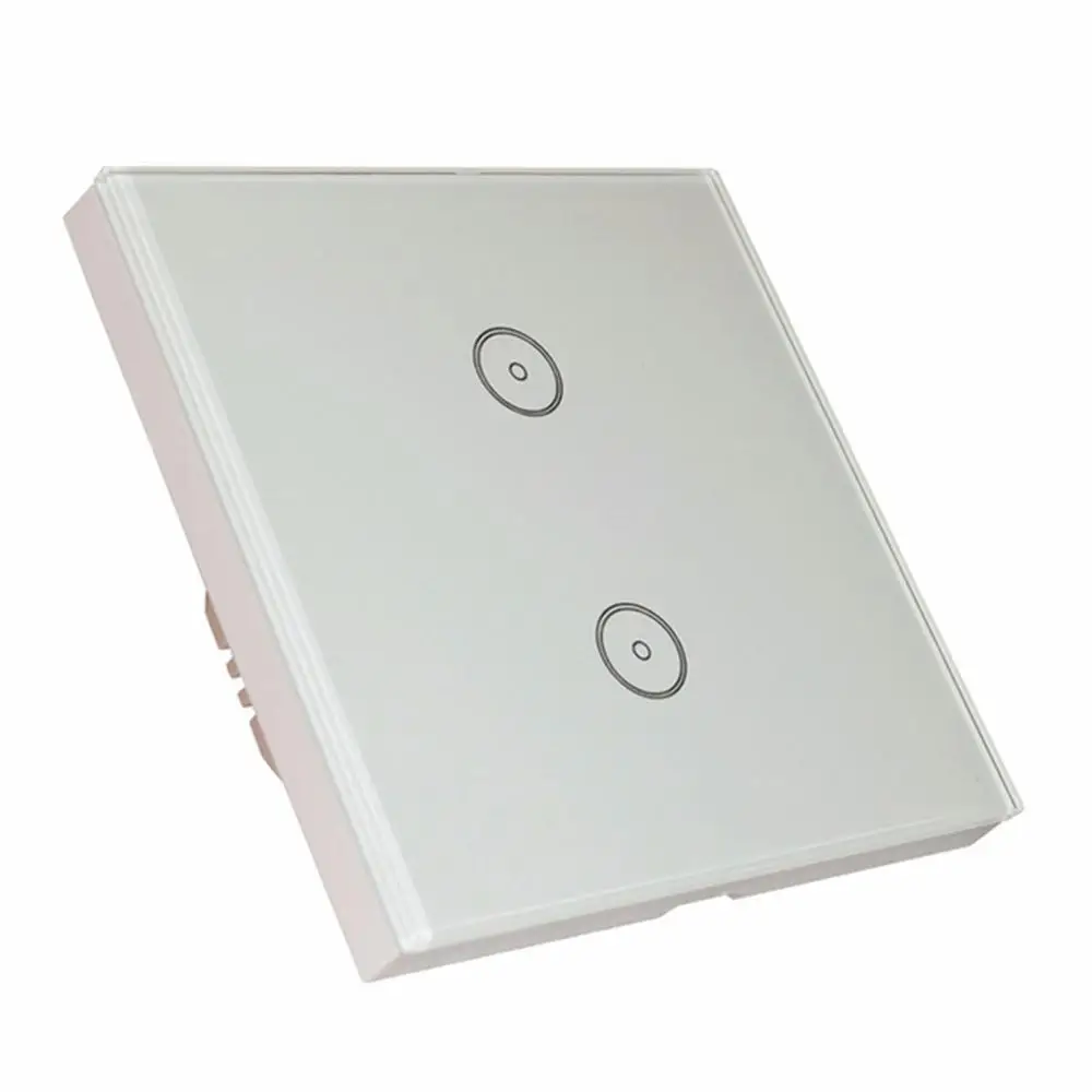 2 Gang Touch Wall Wi-Fi Switch Panel Wireless Remote Lights and Appliances Smartphone Timing Function EU
2 Gang Touch Wall Wi-Fi Switch Panel Wireless Remote Lights and Appliances Smartphone Timing Function EU