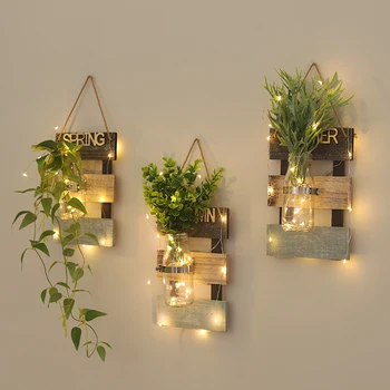 Wall mounted hydroponic plant vase / hanging room living room wall wall wall background decorative pendant 
Wall mounted hydroponic plant vase / hanging room living room wall wall wall background decorative pendant