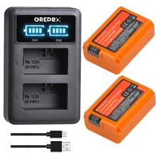 2Pcs NP-FW50 NPFW50 Camera Battery+ LED Dual NP FW50 Battery Charger for Sony Alpha a6500 a6300 a7 7R a7R II a7II NEX-3 NEX-5
2Pcs NP-FW50 NPFW50 Camera Battery+ LED Dual NP FW50 Battery Charger for Sony Alpha a6500 a6300 a7 7R a7R II a7II NEX-3 NEX-5