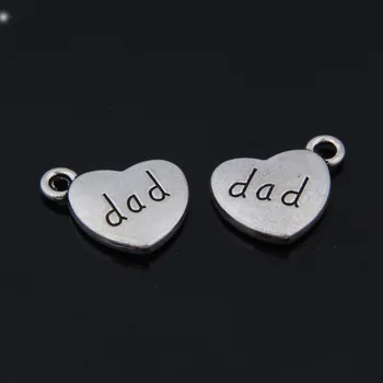 

HAEQIS Vintage 10 family members pendant charms of Mom Dad Aunt Uncle Grandpa Grandma Son Daughter Brother sister 50pcs
