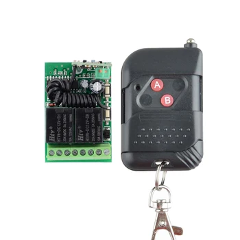 Home Smart DC 12V 2CH 10A Wireless Remote Control Light Switch Mini Receiver With 1/4 Color AB Button Transmitter 315mhz/433mhz
Home Smart DC 12V 2CH 10A Wireless Remote Control Light Switch Mini Receiver With 1/4 Color AB Button Transmitter 315mhz/433mhz