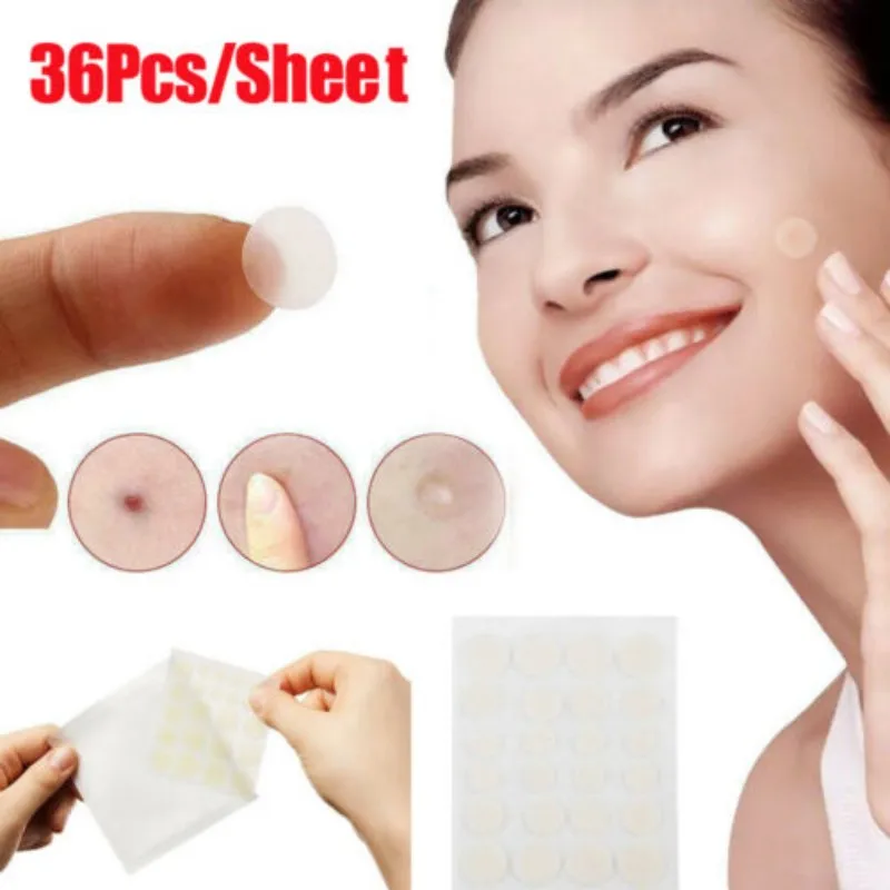 36pcs Hydrocolloid Acne Patch Set Invisible Pimple Skin Tag Remover Patch Blackhead Blemish Remover Acne Cover Face Care Sticker
36pcs Hydrocolloid Acne Patch Set Invisible Pimple Skin Tag Remover Patch Blackhead Blemish Remover Acne Cover Face Care Sticker
