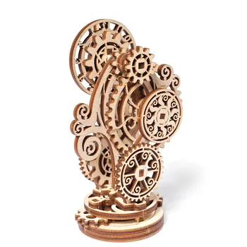 DIY Steampunk Timer Wooden Mechanical Transmission Model Assembling Toy Imitation Clock
DIY Steampunk Timer Wooden Mechanical Transmission Model Assembling Toy Imitation Clock