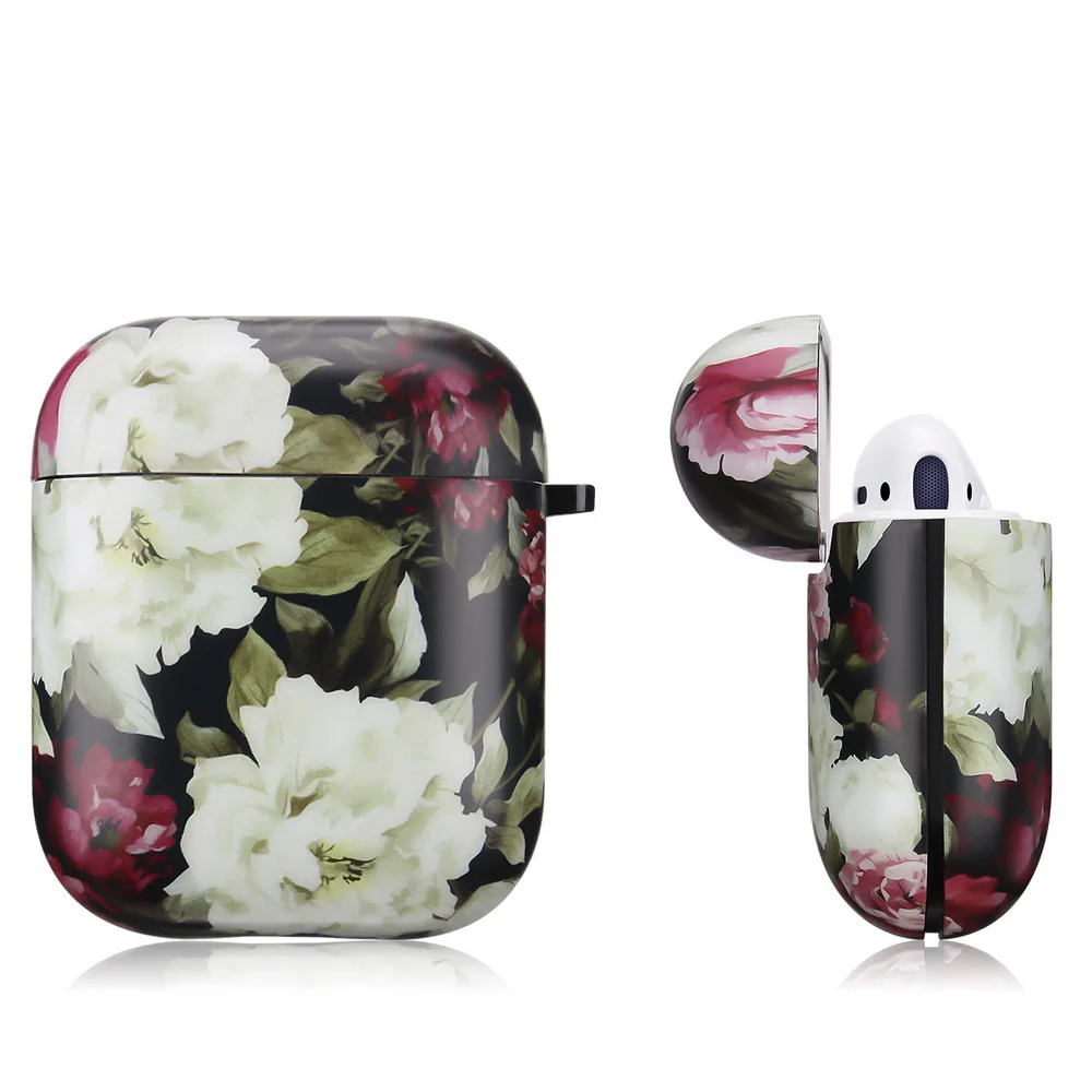 Newest TPU Soft Earphone Case For Apple Airpods 1 2 Accessorie Protector Matte IMD Retro Flowers Earphone Cover With Hanger Hook
Newest TPU Soft Earphone Case For Apple Airpods 1 2 Accessorie Protector Matte IMD Retro Flowers Earphone Cover With Hanger Hook
