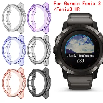 Soft Ultra-Slim Crystal Clear TPU Protector Case Cover For Garmin Fenix 3 / Fenix3 HR Smart watch accessories Shell #1211
Soft Ultra-Slim Crystal Clear TPU Protector Case Cover For Garmin Fenix 3 / Fenix3 HR Smart watch accessories Shell #1211