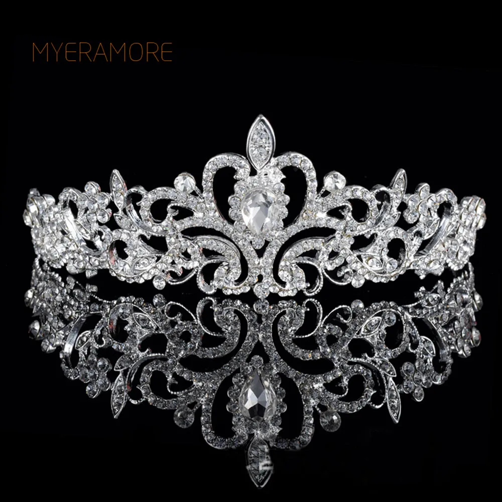 European Crystal Bridal Wedding Tiaras and Crowns Hair Head Decorations Rhinestone Bride Headpiece chapeau femme mariage
European Crystal Bridal Wedding Tiaras and Crowns Hair Head Decorations Rhinestone Bride Headpiece chapeau femme mariage