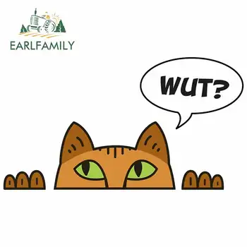 EARLFAMILY 13cm x 7.5cm for Peep Yellow Cat Wut Decal Trunk Windshield Occlusion Scratch Car Stickers Motorcycle VAN Car Styling
EARLFAMILY 13cm x 7.5cm for Peep Yellow Cat Wut Decal Trunk Windshield Occlusion Scratch Car Stickers Motorcycle VAN Car Styling