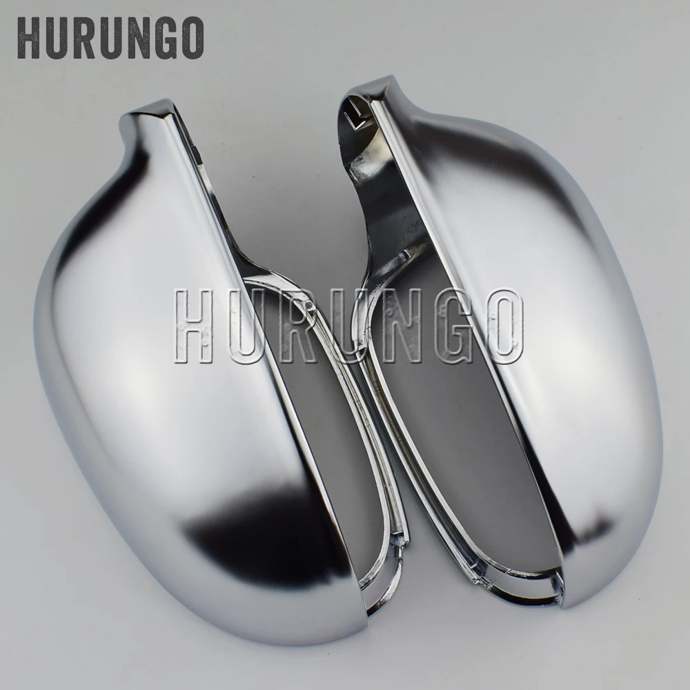 

For VW Golf MK5 GTI 5 Passat B6 Jetta MK5 Matte Chrome Side Wing Mirror Covers Caps R36 R32 Golf Plus Variant EOS silver color