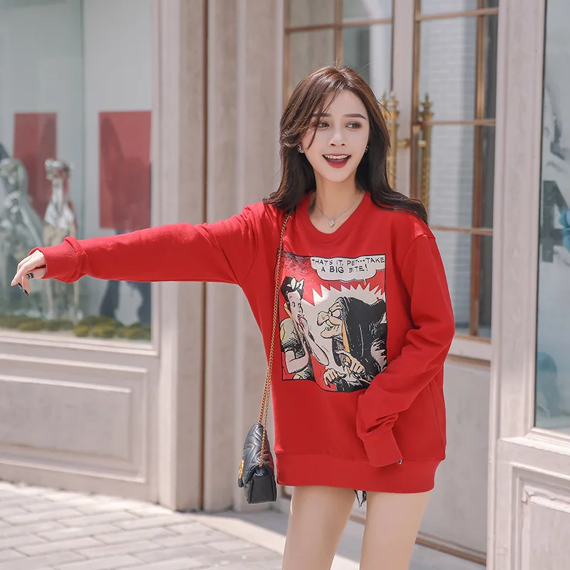 G's Works with Printing Snow White and Old Witch Fall/Winter Turtleneck Dress Women's Round Neck Long Sleeve Coat Width
G's Works with Printing Snow White and Old Witch Fall/Winter Turtleneck Dress Women's Round Neck Long Sleeve Coat Width