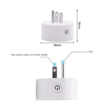 US Plug WiFi Smart Socket Mobile Remote Control eWeLink APP Timing Plug Voice Control Socket Wifi Smart Plug Smart Home products
US Plug WiFi Smart Socket Mobile Remote Control eWeLink APP Timing Plug Voice Control Socket Wifi Smart Plug Smart Home products