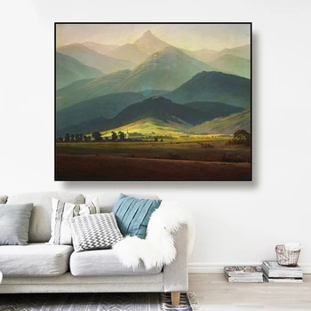 Canvas Oil Painting 《Giant Mountains》Caspar David Friedrich Art Poster Picture Wall Decor Modern Home Decoration For Living room
Canvas Oil Painting 《Giant Mountains》Caspar David Friedrich Art Poster Picture Wall Decor Modern Home Decoration For Living room