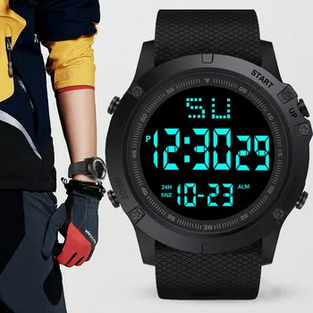Watch Men часы мужские Digital Watch Luxury Fashion Men LED Digital Date Military Sport Rubber Watch Alarm Waterproof Free Ship
Watch Men часы мужские Digital Watch Luxury Fashion Men LED Digital Date Military Sport Rubber Watch Alarm Waterproof Free Ship