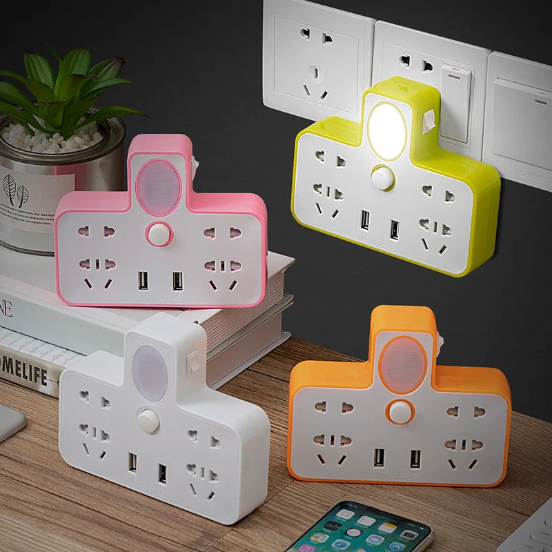 Household Adapter with Small Night Lamp USB Charging Power Strip Plug Plate Rotation Porous Multi-Feature Wireless Socket
Household Adapter with Small Night Lamp USB Charging Power Strip Plug Plate Rotation Porous Multi-Feature Wireless Socket
