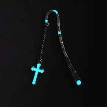 Luminous Cross Bookmarks Retro Glowing Exquisite Metal Sun Moon Stars Bookmarks Fluorescent Metal Multi-Purpose Jewelry Gifts
Luminous Cross Bookmarks Retro Glowing Exquisite Metal Sun Moon Stars Bookmarks Fluorescent Metal Multi-Purpose Jewelry Gifts