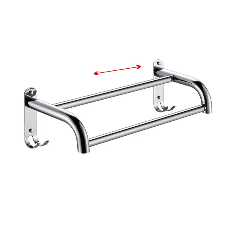 San Fu New Style Tensile Double Poles Towel Bar with Hook Extendable Towel Bar 304 Stainless Steel Double Poles Bunk Bed Towel B
San Fu New Style Tensile Double Poles Towel Bar with Hook Extendable Towel Bar 304 Stainless Steel Double Poles Bunk Bed Towel B