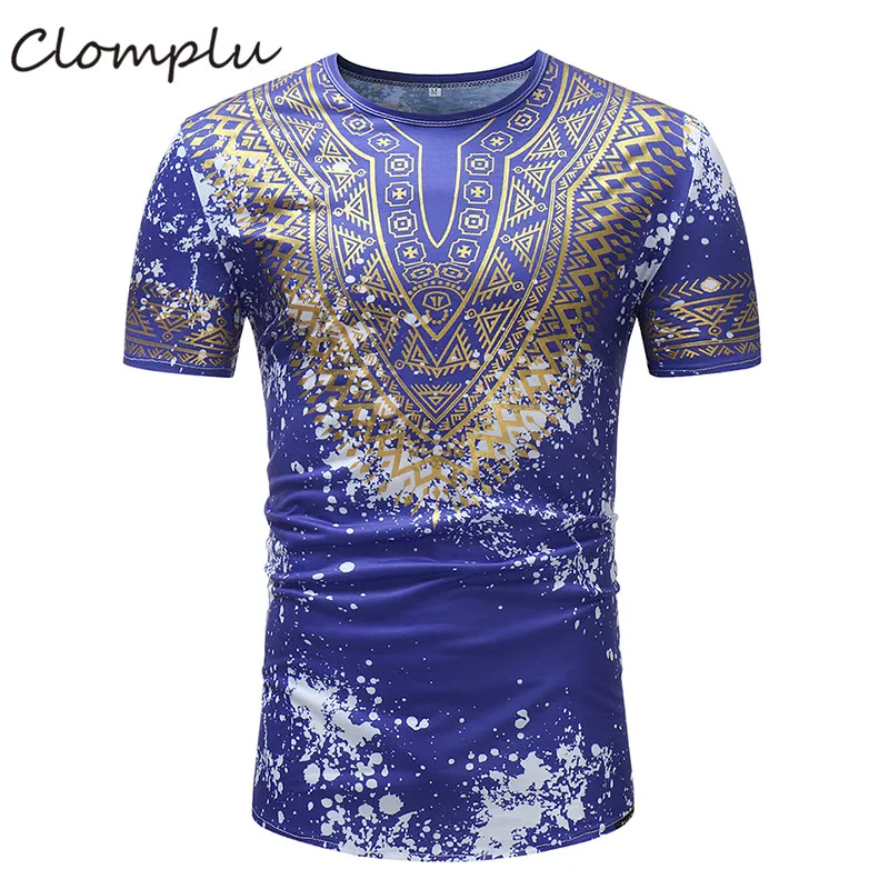 Clomplu Dashiki Fashion Style Printed t-Shirts Summer 2019 African Men Clothes Embroidery Short Sleeve Round Neck White Red Blue
Clomplu Dashiki Fashion Style Printed t-Shirts Summer 2019 African Men Clothes Embroidery Short Sleeve Round Neck White Red Blue