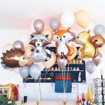 10pcs Large Animal Balloons Raccoon Fox Monkey Helium Ballon Happy Birthday Jungle Party Decorations Kids Baby Shower Decor Toys
10pcs Large Animal Balloons Raccoon Fox Monkey Helium Ballon Happy Birthday Jungle Party Decorations Kids Baby Shower Decor Toys