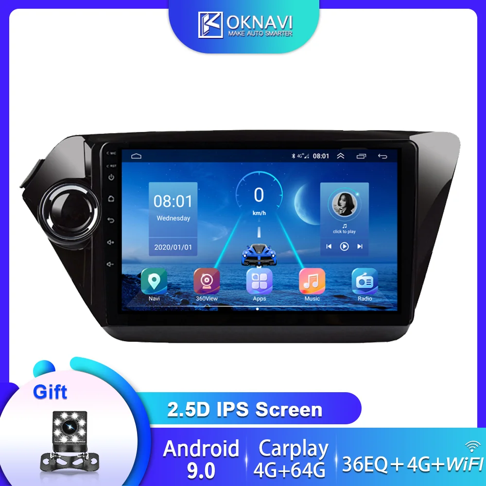 For Kia K2 Rio 3 4 Car Radio 2010-2018 2din Android 9.0 Gps Navigation Multimedia CD DVD Stereo Player Carplay 360 Sony Camera
For Kia K2 Rio 3 4 Car Radio 2010-2018 2din Android 9.0 Gps Navigation Multimedia CD DVD Stereo Player Carplay 360 Sony Camera