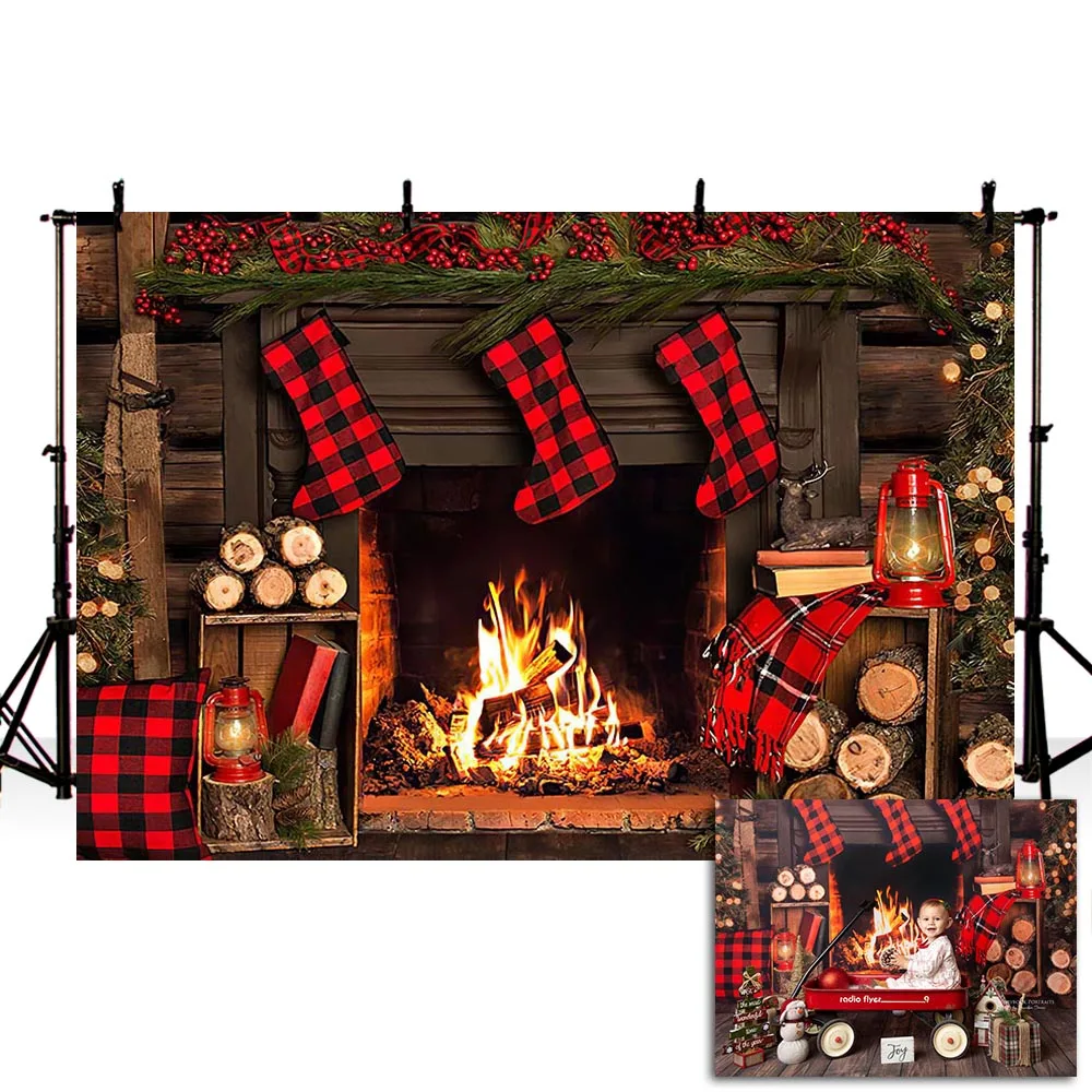 Mehofond Christmas Backdrop Wooden Fireplace Red Black Grid Socks Photography Background Photo Studio Baby Photophone Backdrop
Mehofond Christmas Backdrop Wooden Fireplace Red Black Grid Socks Photography Background Photo Studio Baby Photophone Backdrop