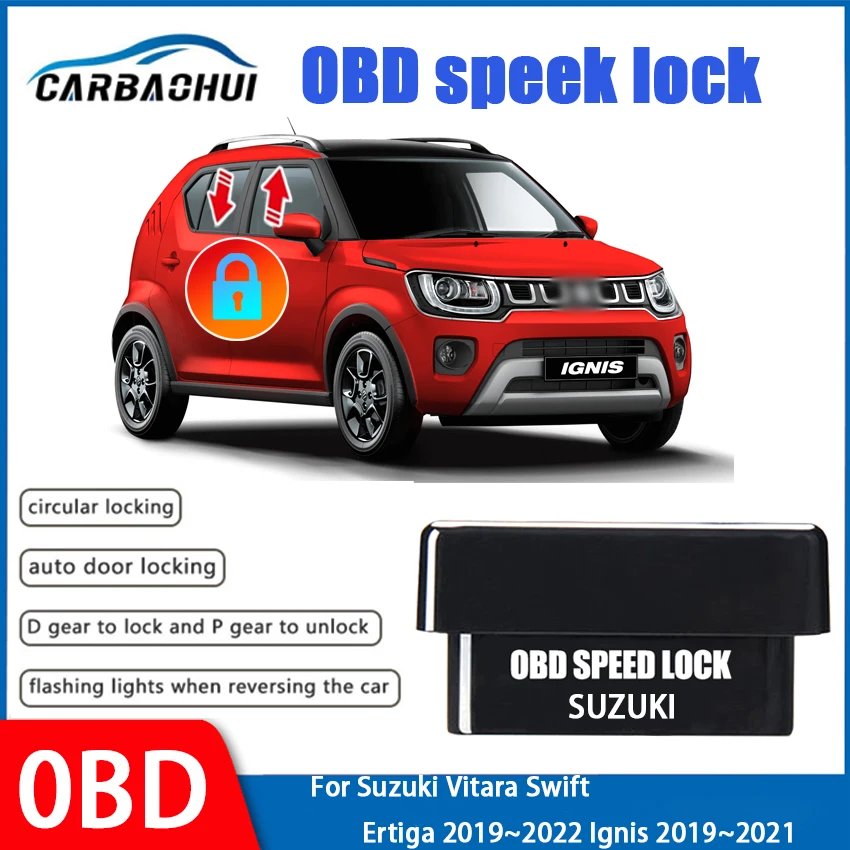 Car Auto OBD Plug And Play Speed Lock & Unlock Device 4 Door For Suzuki Vitara Swift Ertiga 2019 2020 2022 Ignis 2019 2020 2021
Car Auto OBD Plug And Play Speed Lock & Unlock Device 4 Door For Suzuki Vitara Swift Ertiga 2019 2020 2022 Ignis 2019 2020 2021