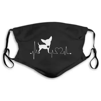 Chihuahua Dog Heartbeat Love Mouth Cover Mask with PM2.5 Filters 5 Layers of Protection for Men and Women Black
Chihuahua Dog Heartbeat Love Mouth Cover Mask with PM2.5 Filters 5 Layers of Protection for Men and Women Black
