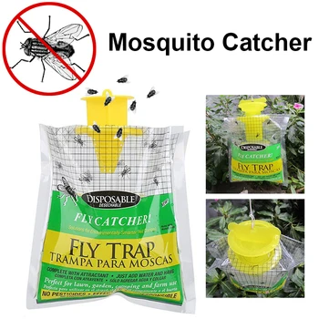 Household Garden Supplies Disposable Plastic Insect Bug Mosquito Fly Trap Catcher Killer Hanging Bait Bag Pest Control Products 
Household Garden Supplies Disposable Plastic Insect Bug Mosquito Fly Trap Catcher Killer Hanging Bait Bag Pest Control Products