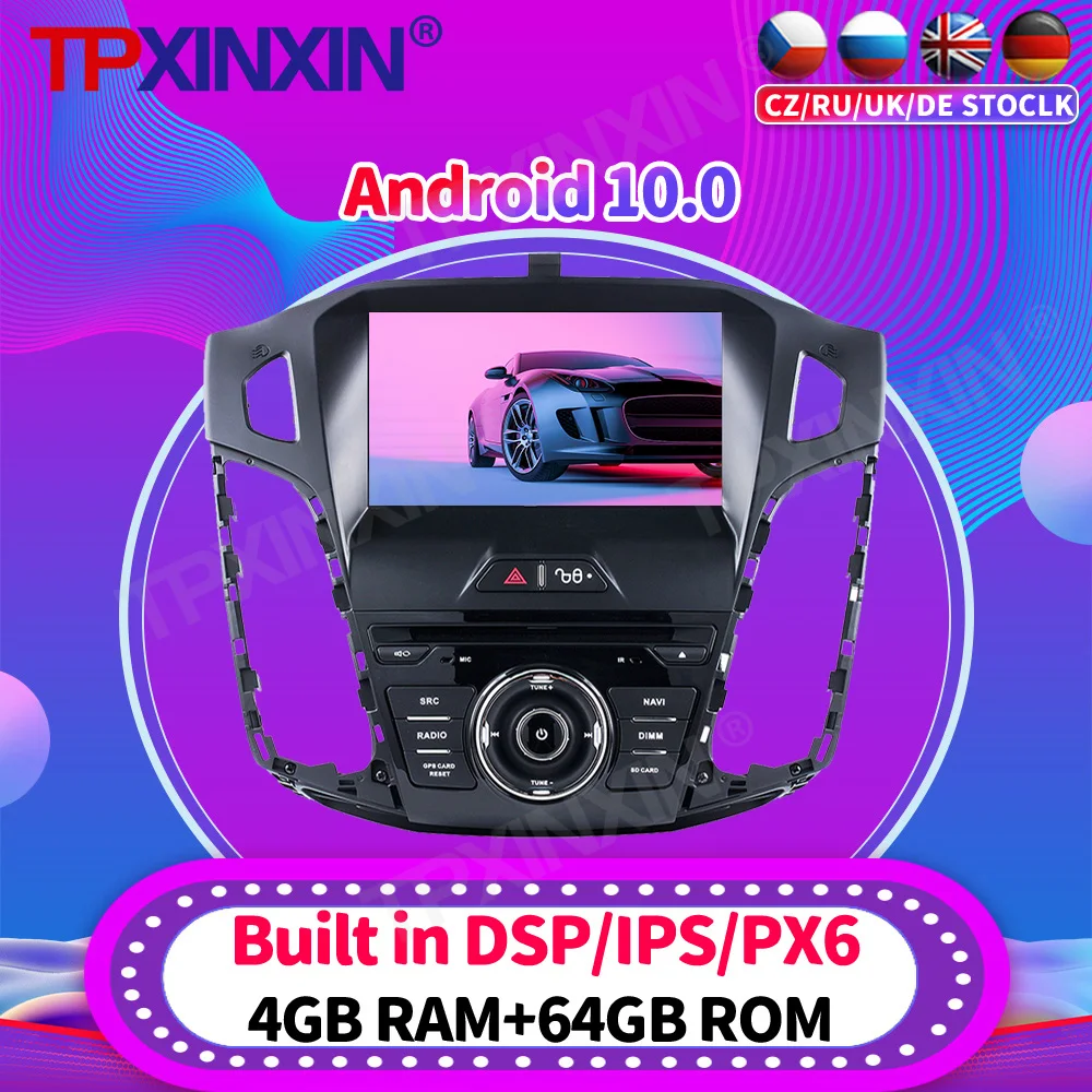 Автомагнитола PX6 на Android 10,0 для Ford Focus 2015-2018, мультимедийный видеоплеер, навигатор, GPS, аксессуары, автомагнитола 2DIN с dvd
Автомагнитола PX6 на Android 10,0 для Ford Focus 2015-2018, мультимедийный видеоплеер, навигатор, GPS, аксессуары, автомагнитола 2DIN с dvd
