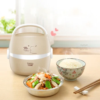 1.3L Mini Electric Rice Cooker Pot Double Layer Stainless Steel Insulation Heating Lunch Box Portable Steamer Food Container
1.3L Mini Electric Rice Cooker Pot Double Layer Stainless Steel Insulation Heating Lunch Box Portable Steamer Food Container