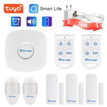 Techage WIFI Home Security Alarm system infrared sensor used with Smart Life APP Door / Window sensor wireless Anti-theft Alarm
Techage WIFI Home Security Alarm system infrared sensor used with Smart Life APP Door / Window sensor wireless Anti-theft Alarm