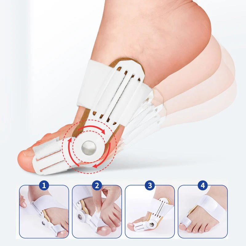 

Foot Orthosis Thumb Valgus Corrector Insole Care Corrector Foot Bunion Device Hallux Valgus Orthopedic Braces Toe Correction