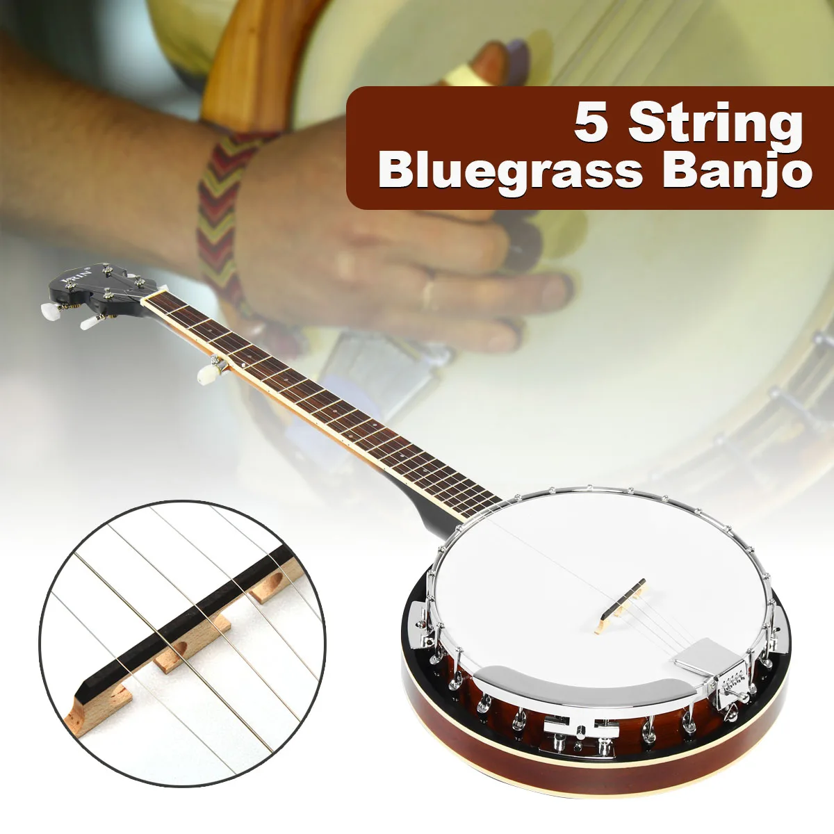 5 Strings Banjo Guitar Mahogany Wood Traditional Western Ukulele Concert Bass Guitar For Musical Stringed Instruments
5 Strings Banjo Guitar Mahogany Wood Traditional Western Ukulele Concert Bass Guitar For Musical Stringed Instruments