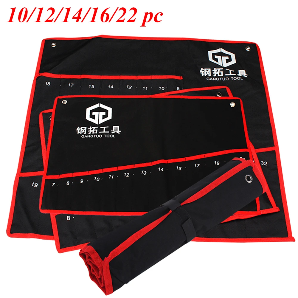 Practical Canvas Wrench Tool Bag Storage Roll Up Foldable Spanner Organizer Pouch Case Hand Tools Bags 10/12/14/16/22 Pcs
Practical Canvas Wrench Tool Bag Storage Roll Up Foldable Spanner Organizer Pouch Case Hand Tools Bags 10/12/14/16/22 Pcs