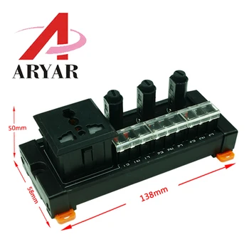 Power outlet module HL-T071-3 AC power PCB board terminal block for AC power supply electricity current wiring LED
Power outlet module HL-T071-3 AC power PCB board terminal block for AC power supply electricity current wiring LED
