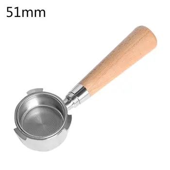Stainless Steel Espresso Coffee Machine Handle 51MM Bottomless Filter Holder Bottomless Portafilter For Delonghi
Stainless Steel Espresso Coffee Machine Handle 51MM Bottomless Filter Holder Bottomless Portafilter For Delonghi