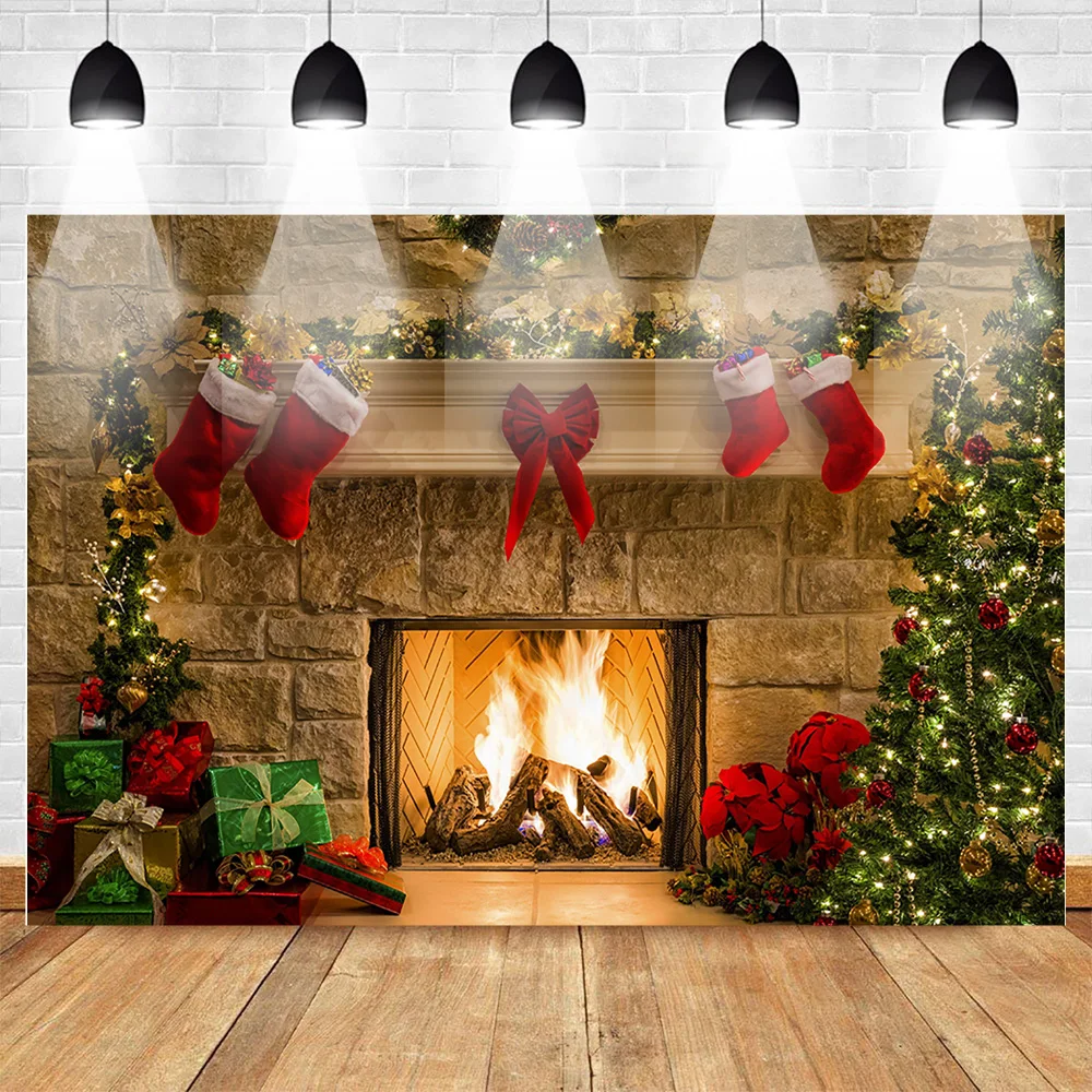 Christmas Fireplace Backdrop Christmas Tree Portrait Photography Background Glitter Fireplace Red Socks Photo Booth Backdrops
Christmas Fireplace Backdrop Christmas Tree Portrait Photography Background Glitter Fireplace Red Socks Photo Booth Backdrops