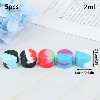 5pcs 2ML Nonstick Silicone Container Non-stick Oil Wax Jar Dab Storage Box Silicone Jar
5pcs 2ML Nonstick Silicone Container Non-stick Oil Wax Jar Dab Storage Box Silicone Jar
