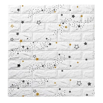 10PCS 3D Wall Stickers Imitation Brick Bedroom Decor Waterproof Self-adhesive Wallpaper For Living Room Kitchen TV Backdrop
10PCS 3D Wall Stickers Imitation Brick Bedroom Decor Waterproof Self-adhesive Wallpaper For Living Room Kitchen TV Backdrop