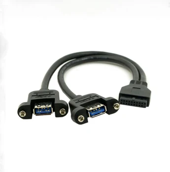 USB 3,0 двухпортовый женский винтовой Тип крепления к материнской плате 20 контактный кабель для заголовка Высокое качество Черн
USB 3,0 двухпортовый женский винтовой Тип крепления к материнской плате 20 контактный кабель для заголовка Высокое качество Черн