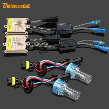 

Buildreamen2 55W 9005 9006 H1 H3 H7 H8 H9 H11 880 881 Car Light HID Xenon Kit AC Ballast Bulb 8000K Auto Fog Light Headlight DRL