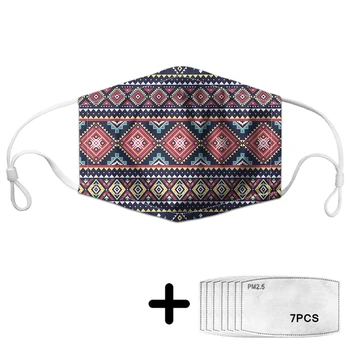 Women Polyester Mask with Classic Navajo Pattern Masks and PM2.5 Filters Ladies Dustproof Cover for Mouth Nose Daily Protection
Women Polyester Mask with Classic Navajo Pattern Masks and PM2.5 Filters Ladies Dustproof Cover for Mouth Nose Daily Protection