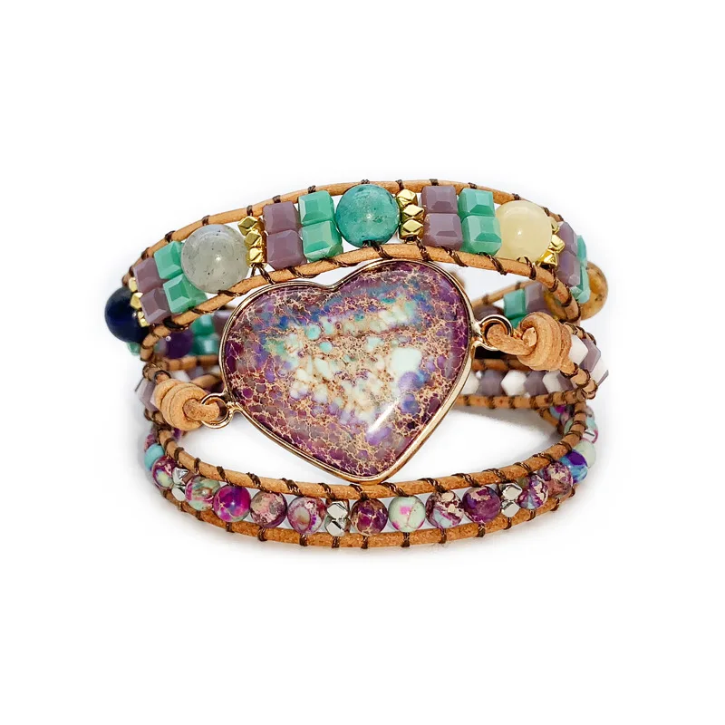 Charming bracelet luxury inspiration design jewelry bracelet sweet love natural stone Bohemian bracelet
Charming bracelet luxury inspiration design jewelry bracelet sweet love natural stone Bohemian bracelet