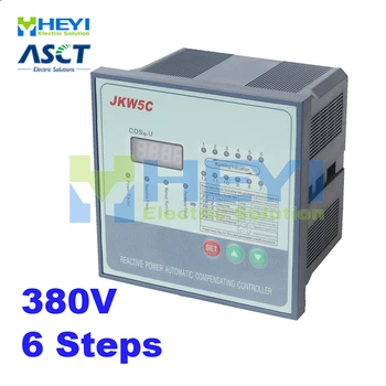 JKW5C Reactive power compensation controller for power factor capacitor 6steps 380v cos power
JKW5C Reactive power compensation controller for power factor capacitor 6steps 380v cos power
